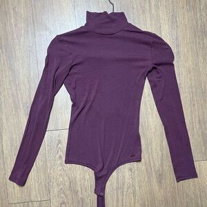 n:PHILANTHROPY Plum Long Sleeve Bodysuit